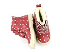 Angulus rød hjerter vinterstøvle med TEX